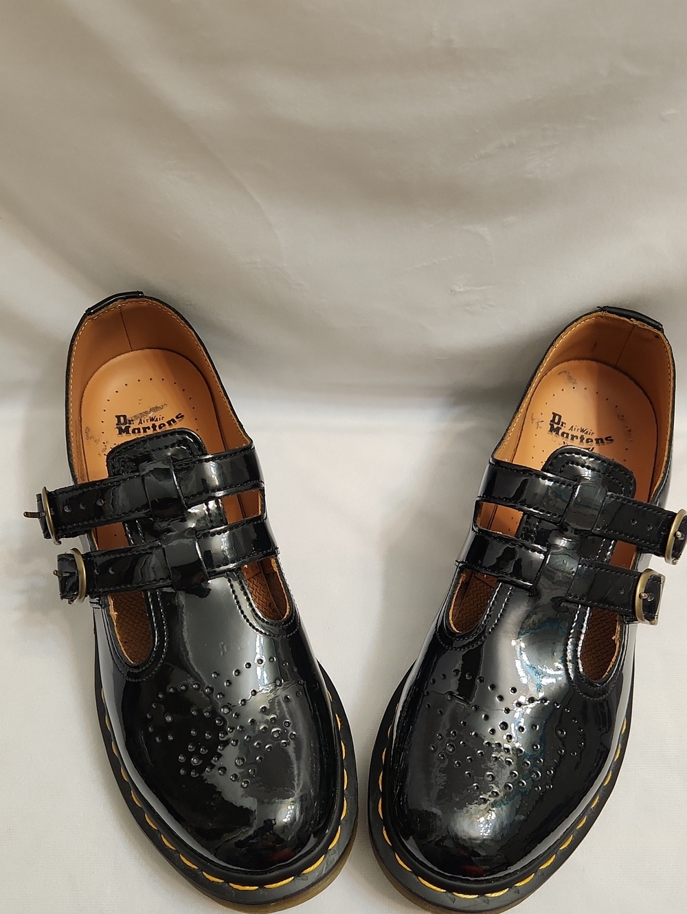 Dr. Martens 8065 Patent Leather Mary Jane Shoes - Black - Picture 3 of 11